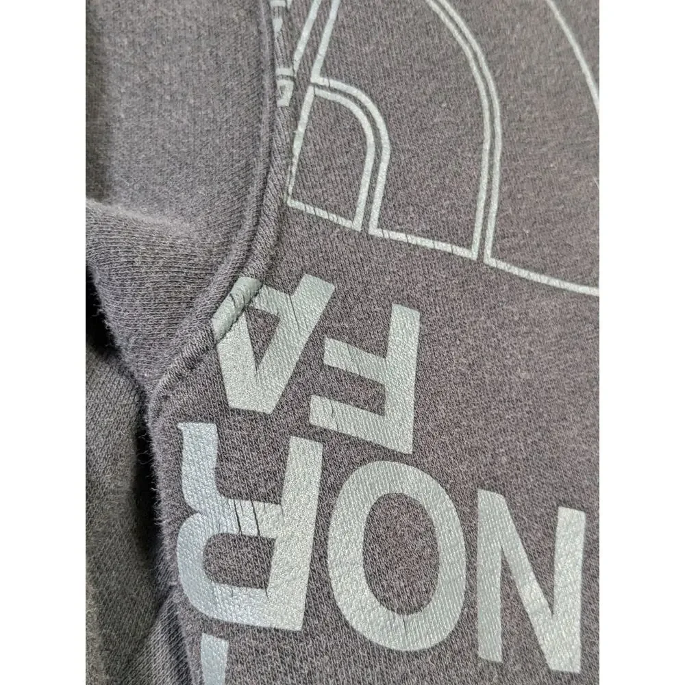 The North Face Men’s Sweatshirt Medium Black Graphic Logo Crewneck Pullover